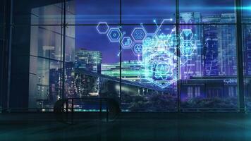 Infographics of tasks that artificial intelligence can perform. video