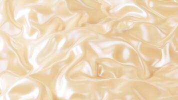 Golden silk fabric background, 3d rendering. video