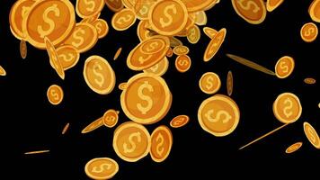 4K motion graphic animation with Dollar Bills Green Screen. Rotating blades carefully turn over and count each banknote, copy space. Sorting and counting American currency for financial purposes. video