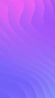 Portrait Serene Gradient Waves Loop Smooth Flowing Purple to Blue 4K Background with Soft Glows animation video