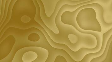 gold gradient abstract background with wavy layered and golden patterns video