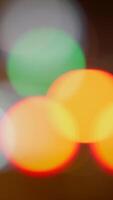 An Abstract Colorful Lights Bokeh Background That Enhances Visual Captivation and Artistry video