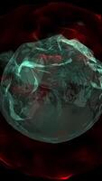 An Enchanting Abstract 3D Visualization of a Shimmering Sphere That Captivates the Viewer video