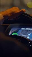 Driving at Night While Utilizing a Navigation Display for Better Direction and Safety video
