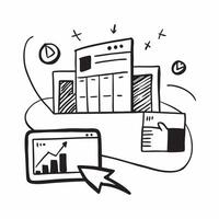 Clean WMS interface and warehouse data icon with copy space for software presentations concept as A visually appealing WMS interface and warehouse data icon with ample copy space designe vector