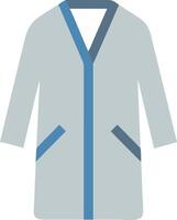 Lab Coat Icon for Medical Professionals, Scientists, and Laboratory Work vector