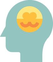 Mind Icon for Cognitive Function, Mental Health, and Awareness vector