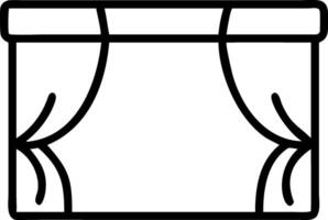 Dynamic Stage Icon for Live Performances and Event Productions vector