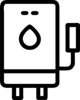 Efficient Water Heater Icon for Optimal Hot Water and Energy Efficiency vector