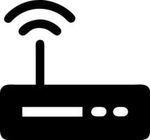 Wireless Router Icon for Network and Internet Connectivity Solutions vector