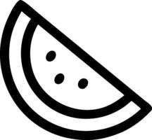 Vibrant Watermelon Icon Featuring Sweet Red Flesh and Green Skin vector