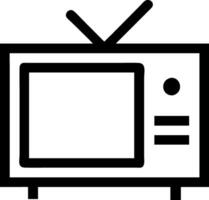 Sleek TV Icon for High-Quality Entertainment and Smart Viewing Experience vector