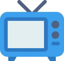 Modern TV Icon for High-Definition Viewing and Seamless Media Experience vector
