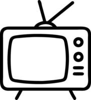 High-Resolution TV Icon for Smart Entertainment and Seamless Viewing vector