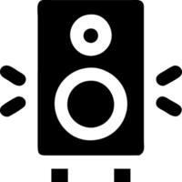 High-Quality Speaker Icon for Audio Systems and Sound Equipment vector