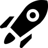 Rocket Icon for Space Exploration and High-Speed Travel vector