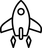 Advanced Spaceship Icon for Space Travel and Galactic Missions vector