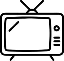 Premium TV Icon for Advanced Viewing and Smart Entertainment Features vector