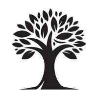 A simple, stylized graphic of a tree, perfect for logos, icons, or design elements. vector