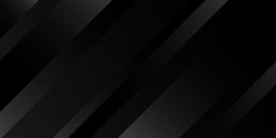 Abstract black luxury background with diagonal stripes. Trendy geometric grey gradient vector