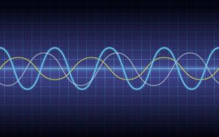Seamless Waveform Background Illustration With Text Space. Horizontally Repeatable. vector