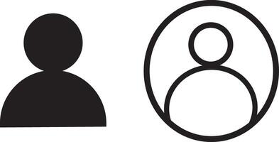 icon set in trendy flat style. and a gear symbol. Ideal for user Default Avatar Profilem, vector