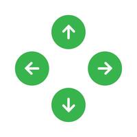 Left right top bottom Free Arrow Icons vector