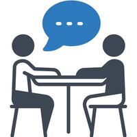 Conversation illustration with isolated background vector