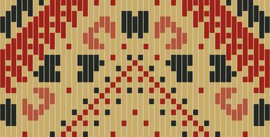 America Abstract Colorful Geometric Pattern Backgroundfolk Embroidery, Aztec Geometric Ornament Print. Design for Carpet, Wallpaper, Clothing, Wrapping, Fabric vector