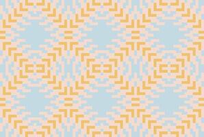 Square Geometric Pattern Designfolk Embroidery, Aztec Geometric Ornament Print. Design for Carpet, Wallpaper, Clothing, Wrapping, Fabric vector