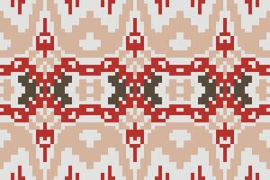 Sarong Geometrical Pattern Designfolk Embroidery, Aztec Geometric Ornament Print. Design for Carpet, Wallpaper, Clothing, Wrapping, Fabric vector