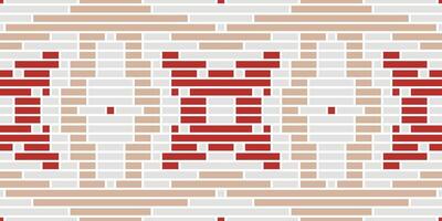 Motif Embroidery Ethnic Pattern Designfolk Embroidery, Aztec Geometric Ornament Print. Design for Carpet, Wallpaper, Clothing, Wrapping, Fabric vector