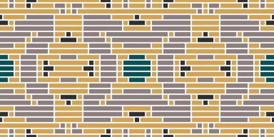 Pixel Ethnic Ikat Design Pattern Drawingfolk Embroidery, Aztec Geometric Ornament Print. Design for Carpet, Wallpaper, Clothing, Wrapping, Fabric vector