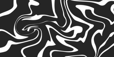 Optical illusion line pattern Liquid black and white line abstract background Monochrome line wave vector