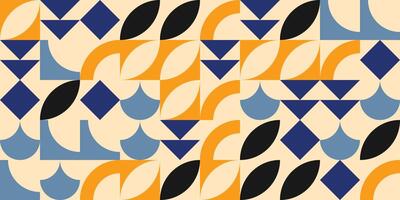 Abstract bauhaus geometric pattern.Trendy minimalist designs shapes and elements. illustrations. vector