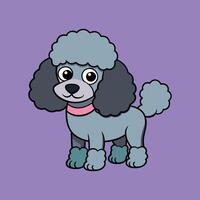 Poor Poodle A Fluffy Day of Rest vector
