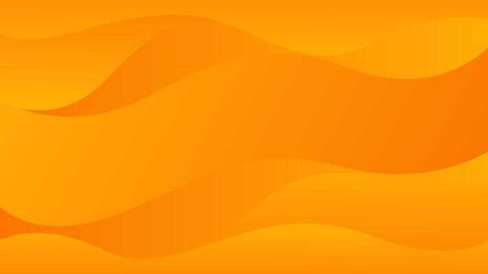 Abstract orange gradient fluid wave background. Modern dynamic wallpaper