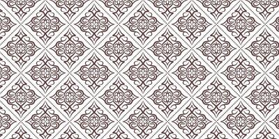 Seamless antique damask tile pattern in soft pastel colors with ornate floral elements, perfect for wallpaper, textile design and elegant decorative projects. vector