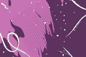 Digital Pop Art Graffiti Halftone Background vector