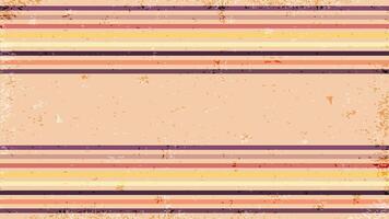 Retro rainbow stripes. Vintage horizontal lines background. Sixties and seventies style graphic design. Abstract modern background with copy space. illustration, clip art. vector