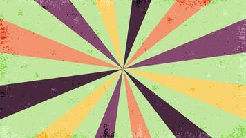 Vintage retro background with sun rays and grunge texture. abstract background vintage retro pop art cartoon starburst sunburst vector