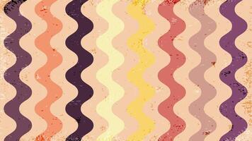 Groovy retro vertical swirl, summer and carnival background with grunge background. abstract background vintage retro colors pop art cartoon vector