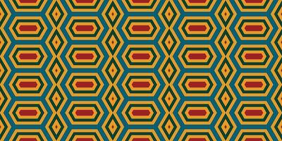 Hexagon pattern background vector