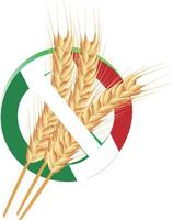 No wheat symbol vector