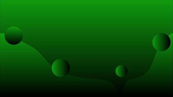 green background with circles and dots vector