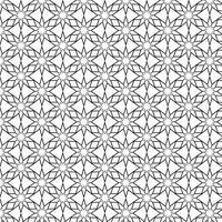 Decorative Seamless Pattern for Versatile Use black and white vector