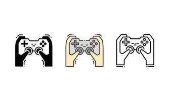Gaming Controller Icon - Representing Hobby and Entertainment vector
