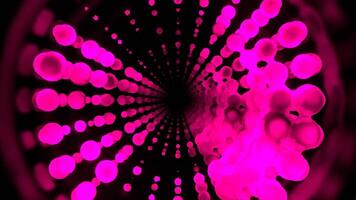 Pink Abstract Extraterrestrial Organic Spheres Tunnel Background Vj Loop I 4K video