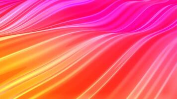 Orange and Pink Gradient Abstract Waves Background Vj Loop I 4K video