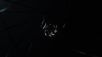 White Chaotic Abstract Strobe Neon Flow Background Vj Loop I 4K video